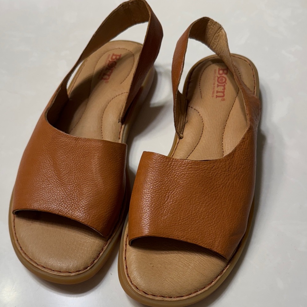 Born Women's Brownish Leather sandal
